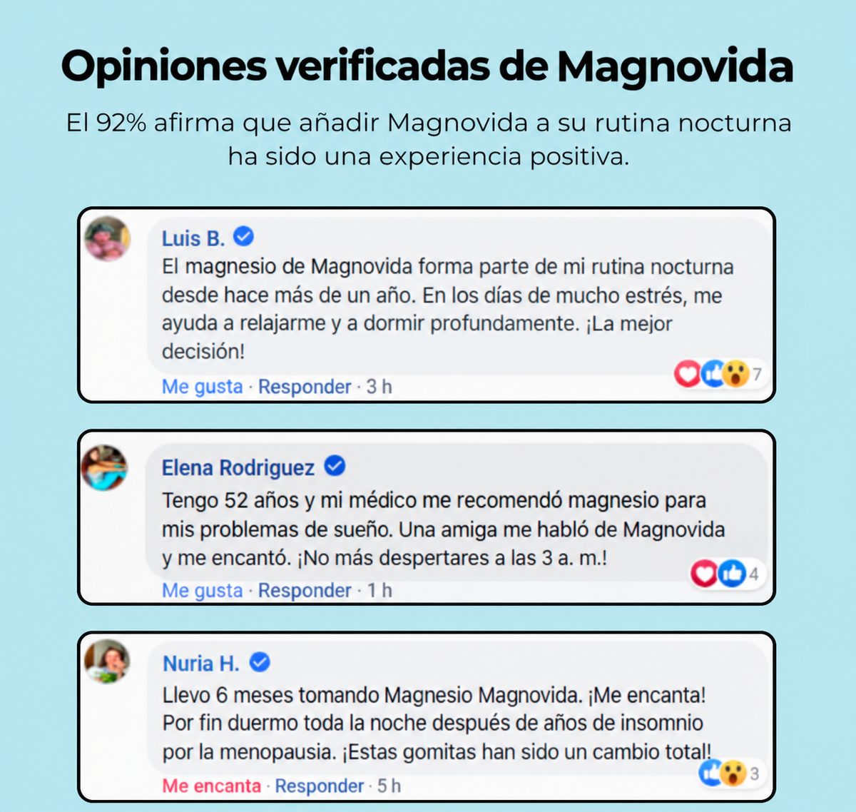 Opiniones verificadas de clientes de Magnovida