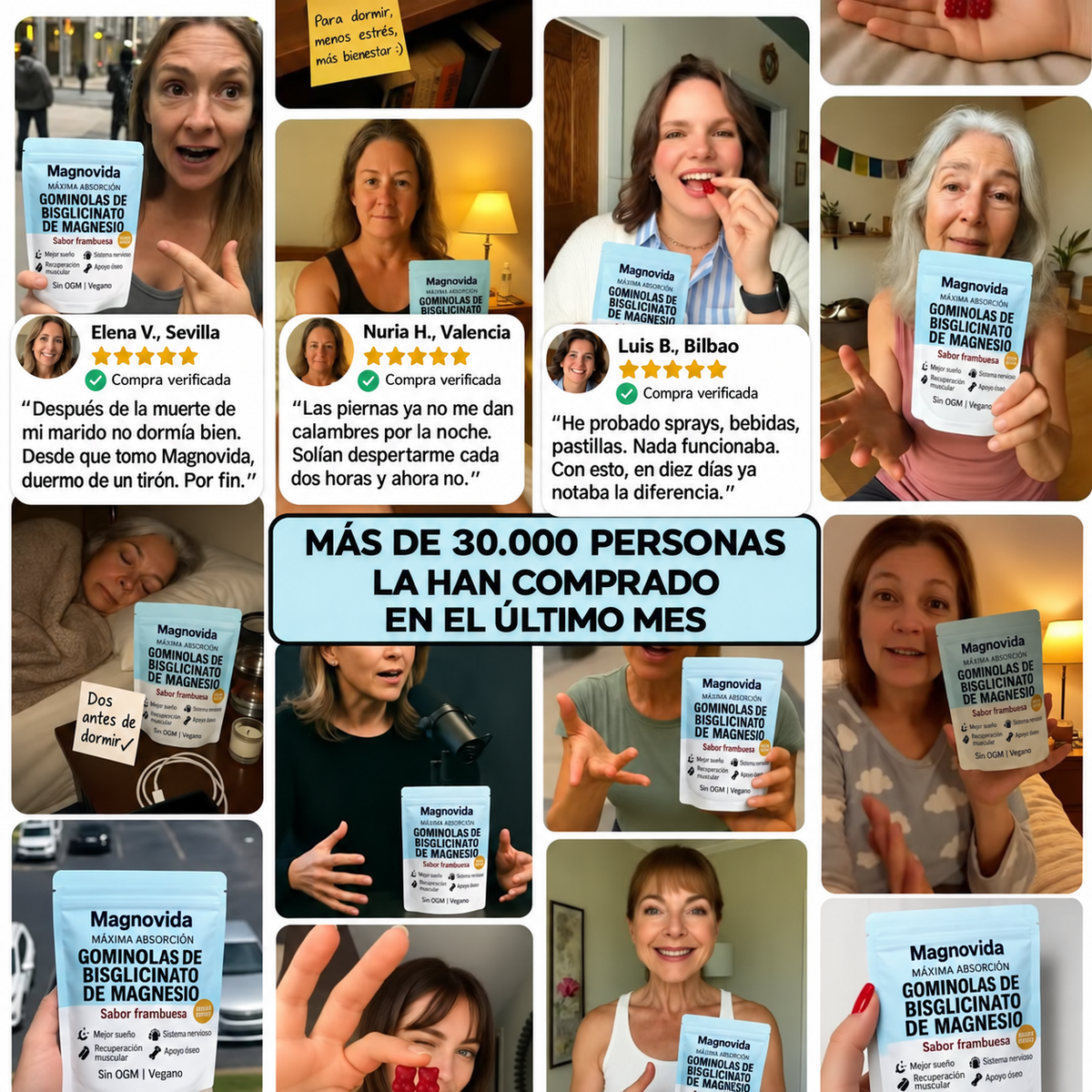 Testimonios de clientes de Magnovida