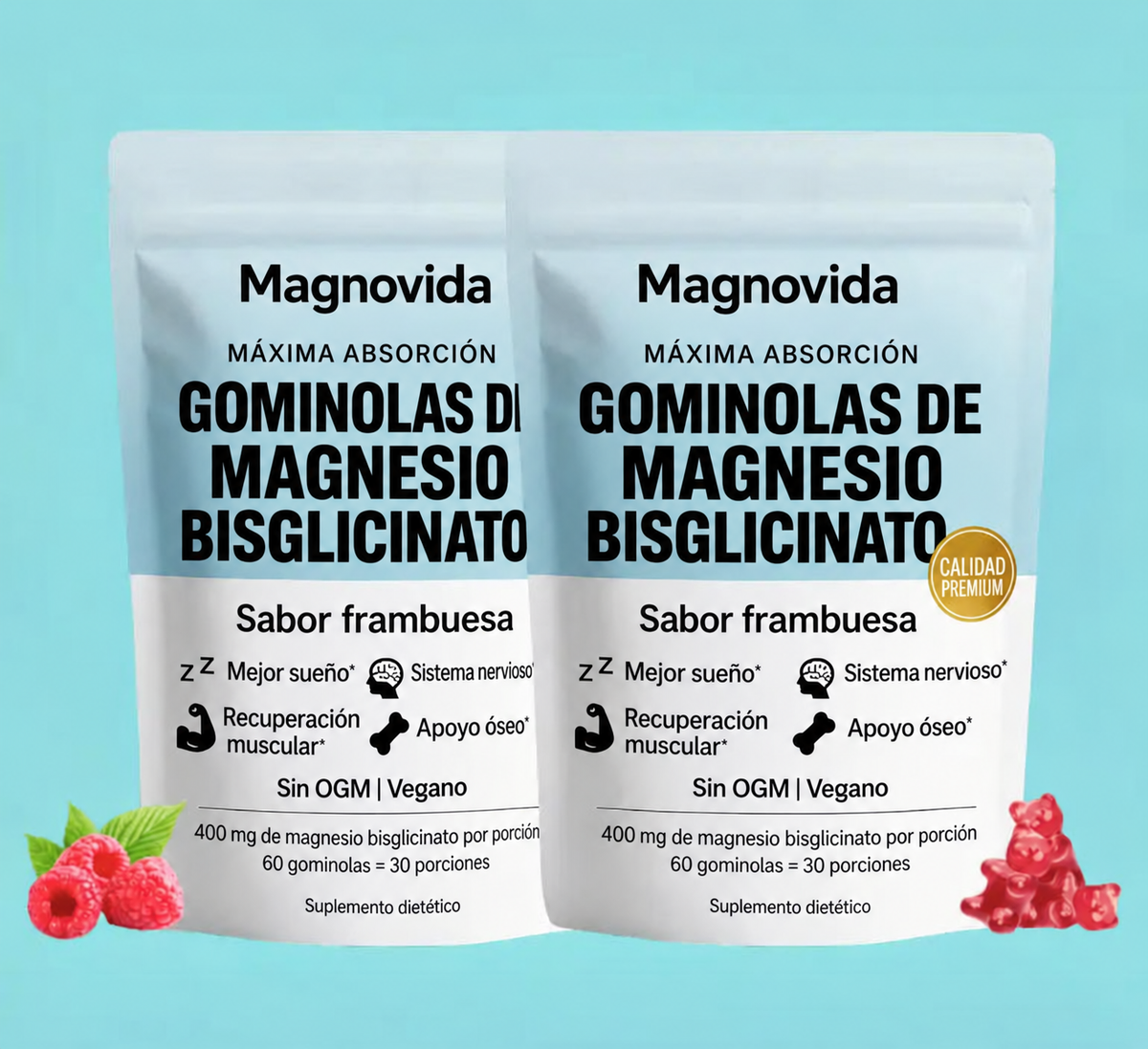 Dos bolsas de Magnovida